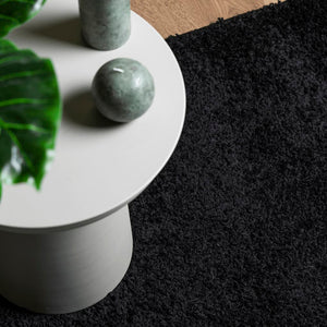 vidaXL Shaggy Rug PAMPLONA High Pile Modern Black 60x110 cm