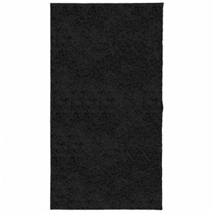 vidaXL Shaggy Rug PAMPLONA High Pile Modern Black 80x150 cm