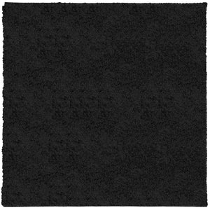 vidaXL Shaggy Rug PAMPLONA High Pile Modern Black 200x200 cm