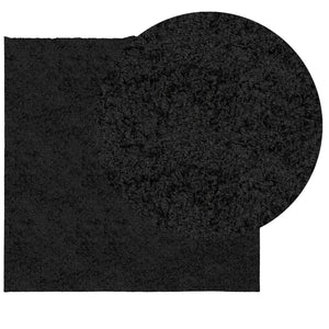 vidaXL Shaggy Rug PAMPLONA High Pile Modern Black 200x200 cm