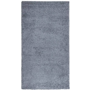 vidaXL Shaggy Rug PAMPLONA High Pile Modern Blue 80x150 cm