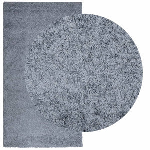 vidaXL Shaggy Rug PAMPLONA High Pile Modern Blue 80x150 cm