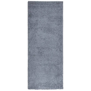 vidaXL Shaggy Rug PAMPLONA High Pile Modern Blue 80x200 cm