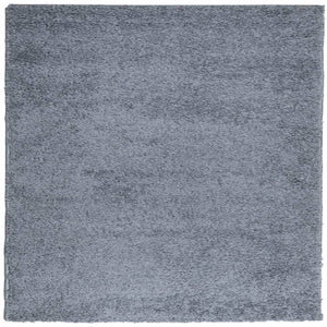 vidaXL Shaggy Rug PAMPLONA High Pile Modern Blue 120x120 cm