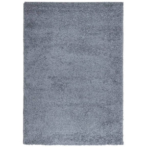 vidaXL Shaggy Rug PAMPLONA High Pile Modern Blue 140x200 cm