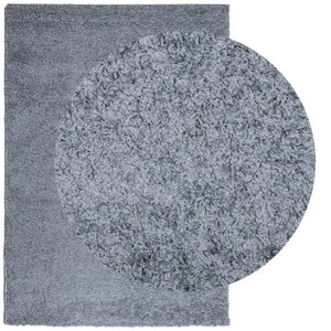 vidaXL Shaggy Rug PAMPLONA High Pile Modern Blue 140x200 cm