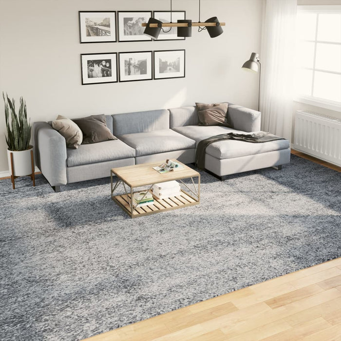 vidaXL Shaggy Rug PAMPLONA High Pile Modern Blue 300x400 cm