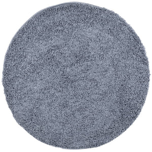 vidaXL Shaggy Rug PAMPLONA High Pile Modern Blue Ø 100 cm