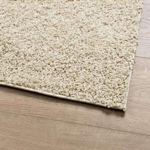 vidaXL Shaggy Rug PAMPLONA High Pile Modern Gold 60x110 cm