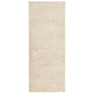 vidaXL Shaggy Rug PAMPLONA High Pile Modern Gold 80x200 cm