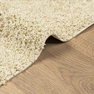 vidaXL Shaggy Rug PAMPLONA High Pile Modern Gold 80x200 cm