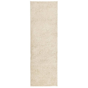 vidaXL Shaggy Rug PAMPLONA High Pile Modern Gold 80x250 cm