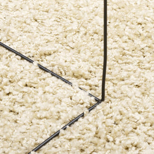 vidaXL Shaggy Rug PAMPLONA High Pile Modern Gold 140x200 cm