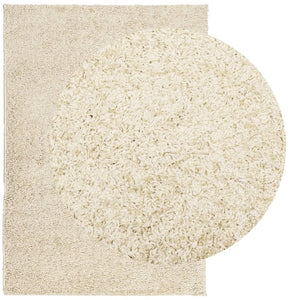 vidaXL Shaggy Rug PAMPLONA High Pile Modern Gold 160x230 cm