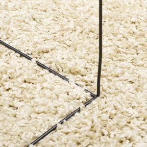 vidaXL Shaggy Rug PAMPLONA High Pile Modern Gold 160x230 cm