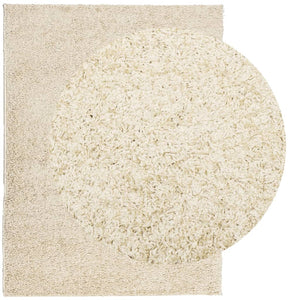 vidaXL Shaggy Rug PAMPLONA High Pile Modern Gold 300x400 cm