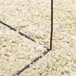 vidaXL Shaggy Rug PAMPLONA High Pile Modern Gold Ø 200 cm