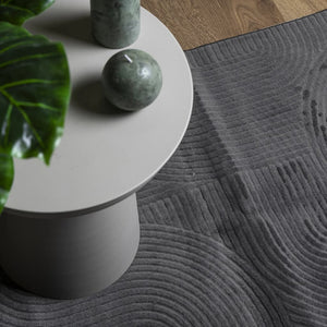 vidaXL Rug IZA Short Pile Scandinavian Look Anthracite 140x200 cm