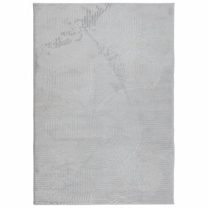 vidaXL Rug IZA Short Pile Scandinavian Look Grey 140x200 cm