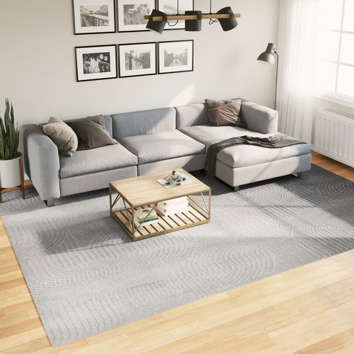 vidaXL Rug IZA Short Pile Scandinavian Look Grey 240x340 cm