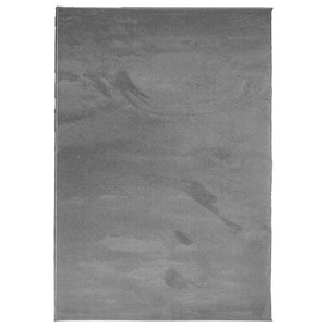 vidaXL Rug OVIEDO Short Pile Anthracite 140x200 cm