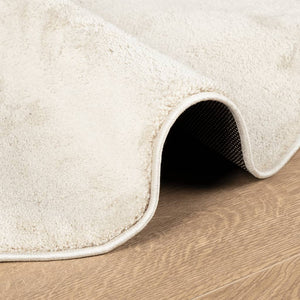 vidaXL Rug OVIEDO Short Pile Beige Ø 80 cm