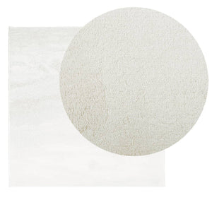 vidaXL Rug OVIEDO Short Pile Cream 120x120 cm