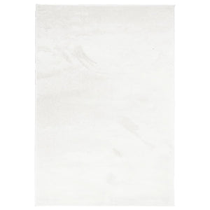 vidaXL Rug OVIEDO Short Pile Cream 140x200 cm