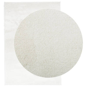 vidaXL Rug OVIEDO Short Pile Cream 140x200 cm