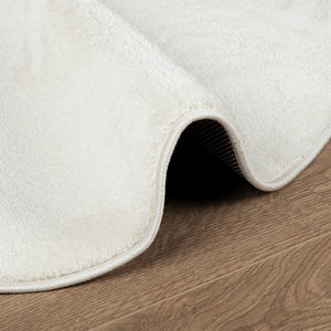 vidaXL Rug OVIEDO Short Pile Cream Ø 80 cm