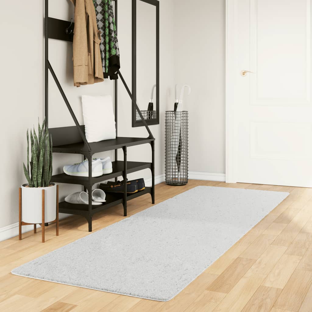 vidaXL Rug OVIEDO Short Pile Grey 80x250 cm