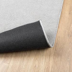 vidaXL Rug OVIEDO Short Pile Grey 120x120 cm