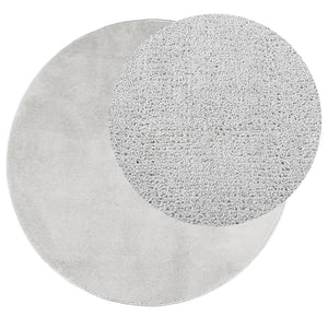 vidaXL Rug OVIEDO Short Pile Grey Ø 80 cm