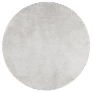 vidaXL Rug OVIEDO Short Pile Grey Ø 100 cm