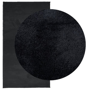 vidaXL Rug OVIEDO Short Pile Black 60x110 cm