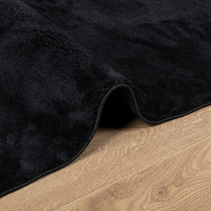 vidaXL Rug OVIEDO Short Pile Black 60x110 cm