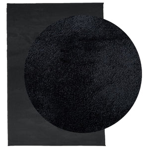 vidaXL Rug OVIEDO Short Pile Black 140x200 cm