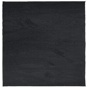 vidaXL Rug OVIEDO Short Pile Black 160x160 cm