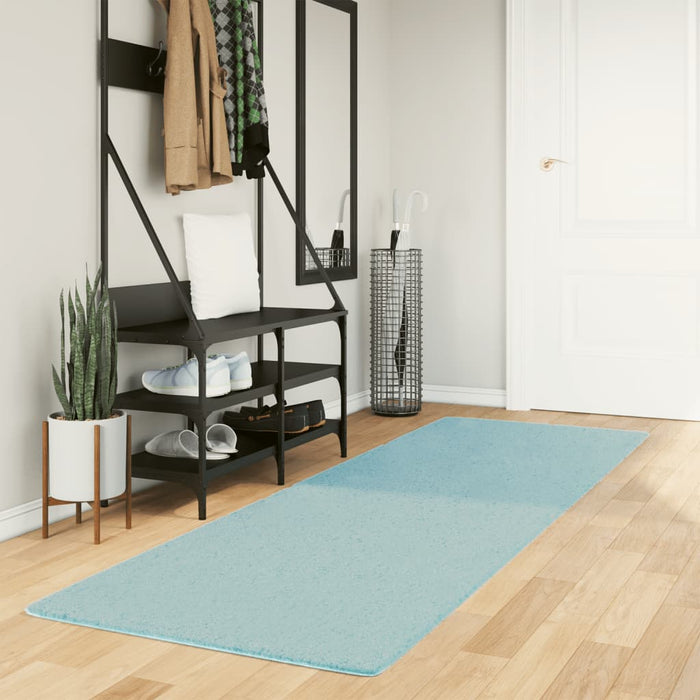 vidaXL Rug OVIEDO Short Pile Green 80x250 cm