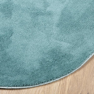 vidaXL Rug OVIEDO Short Pile Green Ø 80 cm