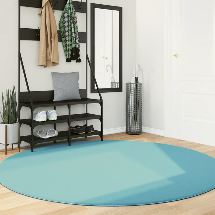 vidaXL Rug OVIEDO Short Pile Green Ø 200 cm