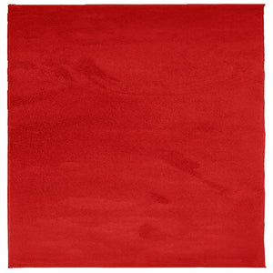 vidaXL Rug OVIEDO Short Pile Red 120x120 cm