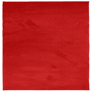 vidaXL Rug OVIEDO Short Pile Red 160x160 cm