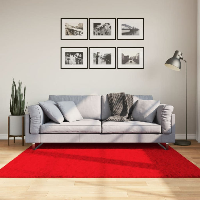 vidaXL Rug OVIEDO Short Pile Red 160x160 cm