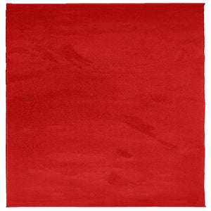 vidaXL Rug OVIEDO Short Pile Red 200x200 cm