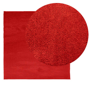 vidaXL Rug OVIEDO Short Pile Red 200x200 cm