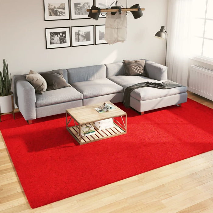 vidaXL Rug OVIEDO Short Pile Red 240x340 cm