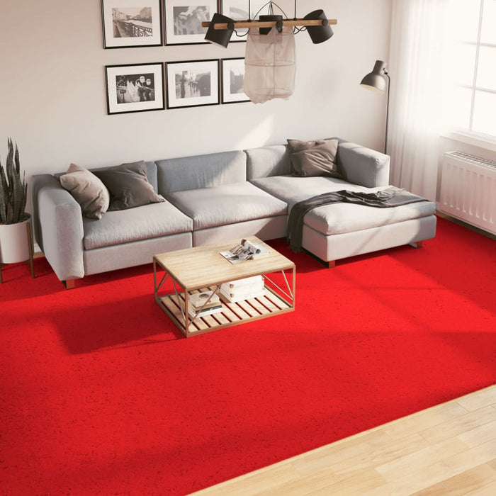 vidaXL Rug OVIEDO Short Pile Red 300x400 cm