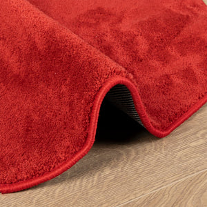 vidaXL Rug OVIEDO Short Pile Red Ø 100 cm