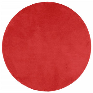 vidaXL Rug OVIEDO Short Pile Red Ø 200 cm